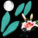 Lily Petal Leaf Silicone Veiner & Cutter for Cake Decorating
