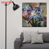 Lily Flower DIY Painting By Numbers - Unframed Home Decor