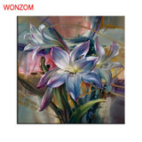 Lily Flower DIY Painting By Numbers - Unframed Home Decor