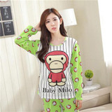 Lily Autumn Winter Cute Beer & Dog Pajamas for Women