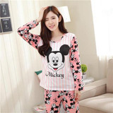Lily Autumn Winter Cute Beer & Dog Pajamas for Women