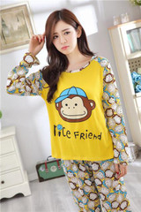 Lily Autumn Winter Cute Beer & Dog Pajamas for Women