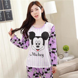 Lily Autumn Winter Cute Beer & Dog Pajamas for Women