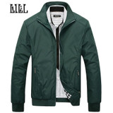 LILL Smooth Casual Men's Spring Bomber Jacket - UMA346