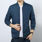 LILL Smooth Casual Men's Spring Bomber Jacket - UMA346
