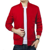 LILL Smooth Casual Men's Spring Bomber Jacket - UMA346