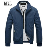 LILL Smooth Casual Men's Spring Bomber Jacket - UMA346