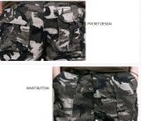 LILL Army Camouflage Cargo Pants for Men - Breathable & Casual