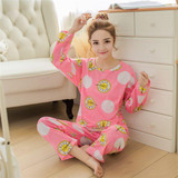 LIKEPINK Casual Women’s Cartoon Pajamas Summer Sleepwear Set