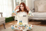 LIKEPINK Casual Women’s Cartoon Pajamas Summer Sleepwear Set