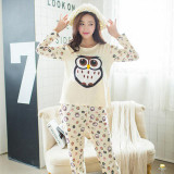 LIKEPINK Cartoon Mice Spring Pyjamas for Women – Cozy Sleepwear