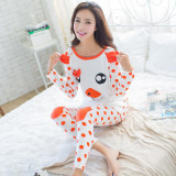 LIKEPINK Cartoon Mice Spring Pyjamas for Women – Cozy Sleepwear