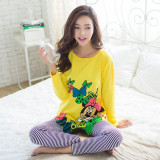 LIKEPINK Cartoon Mice Spring Pyjamas for Women – Cozy Sleepwear