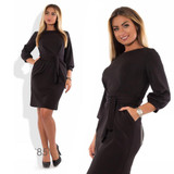 2018 Plus size winter dress bodycon bandage dress elegant large black work dress waist peated big 5XL 6XL women dress female