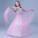 2018 Pink / White Flower Girl Dress for Weddings First Holy Communion Dress For Baby Little Girl Prom Dress Tulle Pageant Gown