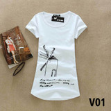 2018 O-neck sexy women shirts T-shirts women tops and tees summer butterfly women tops t shirt