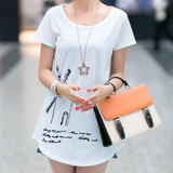 2018 O-neck sexy women shirts T-shirts women tops and tees summer butterfly women tops t shirt
