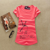 2018 O-neck sexy women shirts T-shirts women tops and tees summer butterfly women tops t shirt