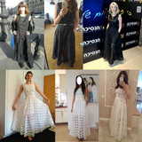 2018 New Women Summer Dress Elegant Vintage Black White Organza Sleeveless Long Beach Maxi Dress Sundress Vestidos De Festa