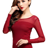 2018 New Women Blouse Shirt Elegant Long Sleeve Turtleneck Shirt Women Top Lace Blouse Tops For Women Plus Size Female Blusas