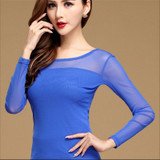 2018 New Women Blouse Shirt Elegant Long Sleeve Turtleneck Shirt Women Top Lace Blouse Tops For Women Plus Size Female Blusas