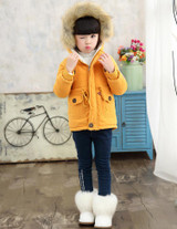 2018 New Winter Children Thick Jackets For Girls Boys Coats Hooded Faux Fur Collar Kids Outerwear Cotton Padded Parkas Jackets