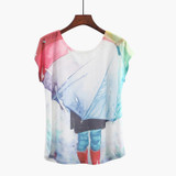 2018 New Unicorn T-shirt For Women Kawaii Fashion Printed Tshirt Female Funny T Shirt Summer Top Tee M-XL