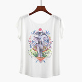2018 New Unicorn T-shirt For Women Kawaii Fashion Printed Tshirt Female Funny T Shirt Summer Top Tee M-XL
