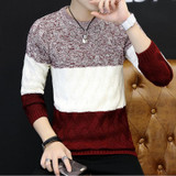 2018 New Sweater Men Autumn Hot Sale Top Design Patchwork Cotton Soft Quality Pullover Men Oneck Casual Brand Clothing 2018 New Sweater Men Autumn Hot Sale Top Design Patchwork Cotton Soft Quality Pullover Men Oneck Casual Brand Clothing