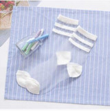 2018 new summer fashion socks wholesale transparent crystal Japanese glass wool socks socks three bars