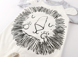 2018 New Summer Fashion Baby Boys Girls Clothes Short sleeved Cartoon lion Newborn Baby Romper Jumpsuit+Hat Infant Clothing Set