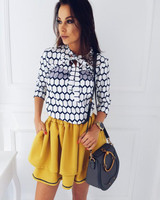 Trendy 2018 Women's Sexy Chiffon Blouses - Casual Snake Skin Printed Loose Tops for Fashion-Forward Ladies