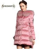 2023 Women's Winter Down Jacket - High-Quality Comfortable Solid Color Hooded Slim Fit Medium Length Fashion for Gentlewomen