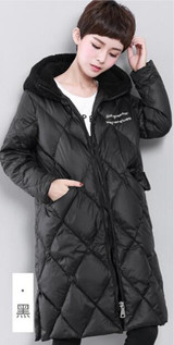 Stylish Women's Long Hooded Down Jacket 2017 - Warm White Duck Down Winter Coat for Ultimate Comfort and Fashion