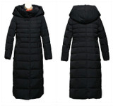 2023 Women's Winter Warm Long Down Jacket - Plus Size Hooded, Thick Quality White Duck Down for Ultimate Comfort