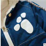 2023 Winter Fashion: Stylish Super-Soft Denim and Cashmere Jacket for Kids - Cozy Lamb Jacket for Boys and Girls
