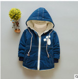 2023 Winter Fashion: Stylish Super-Soft Denim and Cashmere Jacket for Kids - Cozy Lamb Jacket for Boys and Girls
