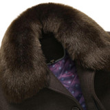 Men's 2017 Winter Casual Thick Warm Long Cashmere Coat with Big Fur Collar - Stylish and Comfortable Woll Mantel