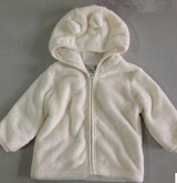 Cute Cartoon Coral Fleece Hooded Jacket for Babies - Warm Solid Color Winter Hoodie - Free Shipping - 2017 Collection