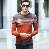 Stylish 2017 Winter Collection: Thick Warm Cashmere Knitted Sweaters for Men - Cozy O-Neck Pullovers