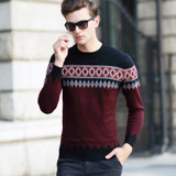 Stylish 2017 Winter Collection: Thick Warm Cashmere Knitted Sweaters for Men - Cozy O-Neck Pullovers
