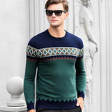 Stylish 2017 Winter Collection: Thick Warm Cashmere Knitted Sweaters for Men - Cozy O-Neck Pullovers