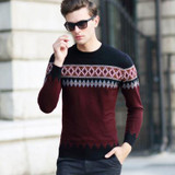 Stylish 2017 Winter Collection: Thick Warm Cashmere Knitted Sweaters for Men - Cozy O-Neck Pullovers