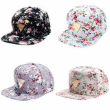 Stylish Floral Snapback Cap - Adjustable Hip-Hop Baseball Hat for Trendy Look