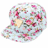 Stylish Floral Snapback Cap - Adjustable Hip-Hop Baseball Hat for Trendy Look