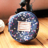 Floral Printed Circular Zipper Coin Purse Wallet – Chic Admission Organizer and Storage Bag #PB