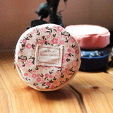Floral Printed Circular Zipper Coin Purse Wallet – Chic Admission Organizer and Storage Bag #PB
