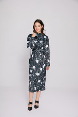 Floral Print Empire Dress for Women - Elegant FW0880 Fashion Style