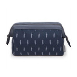 Floral Canvas Makeup Bag for Women - Portable Cosmetic Organizer and Toiletry Holder with Zipper, Perfect for Travel and On-the-Go Use