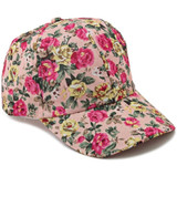 Stylish Pink Floral Cap for Women - Perfect Summer Accessory